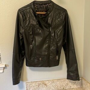 Dollhouse Outerwear Vegan Leather Jacket